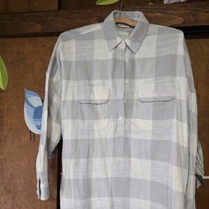 Women's American Eagle Flannel Popover size S